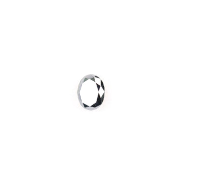 0.26 CT Fancy Oval Black Rustic Loose Diamond for Wedding Ring, Gift for Wife, Oval Black Diamond, Gold Ring