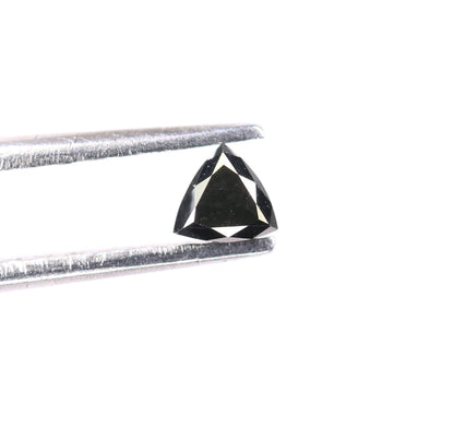 0.16 CT Triangle Shape Black Color Rustic Diamond For Wedding Ring | For Pendant |Triangle Diamond | Black DiamondFor Gold Ring Diamonds