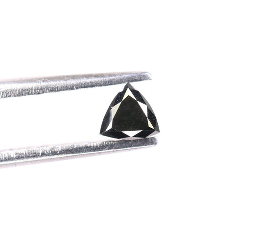0.16 CT Triangle Shape Black Color Rustic Diamond For Wedding Ring | For Pendant |Triangle Diamond | Black DiamondFor Gold Ring Diamonds