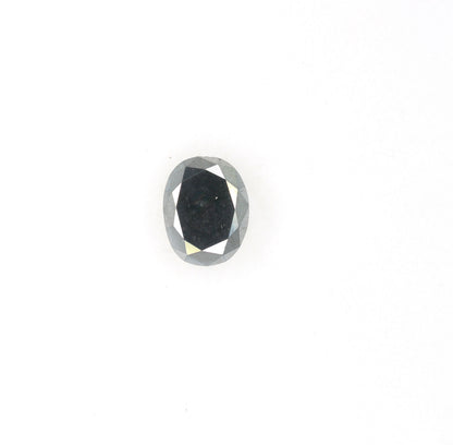 1.03 CT Oval Black Natural Loose Diamond for Engagement Ring, Wedding Jewelry Making, Classy Oval Diamond, Gold Ring