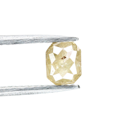 0.73 CT Gorgeous Cushion Shape Light Yellow Natural Diamond for Ring, Fancy Light Yellow Color, Wedding Jewelry, Gift for Her