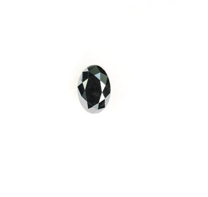 0.63 CT Fancy Oval Black Loose Diamond for Wedding Ring, Oval Pendant, Fancy Black Diamond, Gift for Wife or Girlfriend