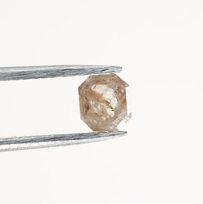 0.5 CT Rustic Peach Cushion Shape Loose Diamond for Ring, Pendant, Customized Jewelry Making, Gold Ring