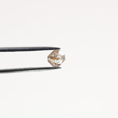 0.5 CT Rustic Peach Cushion Shape Loose Diamond for Ring, Pendant, Customized Jewelry Making, Gold Ring
