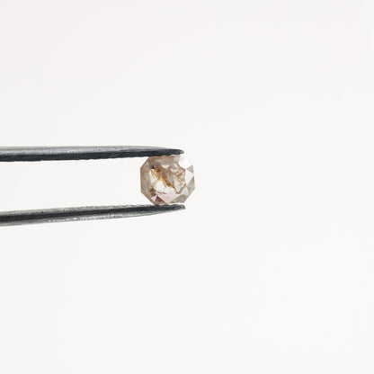 0.5 CT Rustic Peach Cushion Shape Loose Diamond for Ring, Pendant, Customized Jewelry Making, Gold Ring