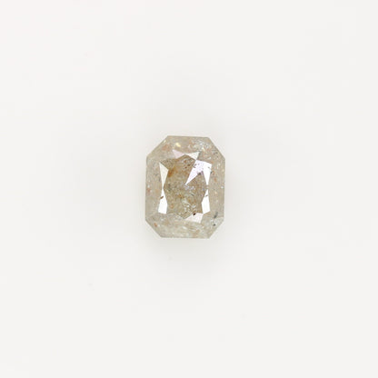 0.82 CT Emerald Cut Loose Salt & Pepper Diamond - Ideal for Wedding Rings - Labor Day Sale