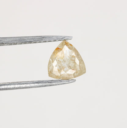 0.83 CT Triangle Shaped Rustic Peach Diamond For Wedding Jewellry, Engagement Ring, Gift For Mother, Gift For DaughterFor Gold Ring Diamonds