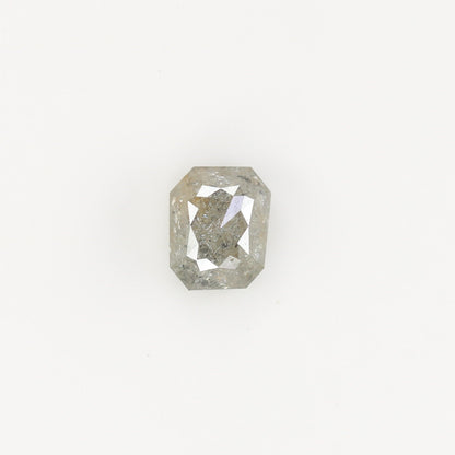 0.67 CT Emerald Cut Loose Salt & Pepper Diamond - Ideal for Wedding Rings - Labor Day Sale