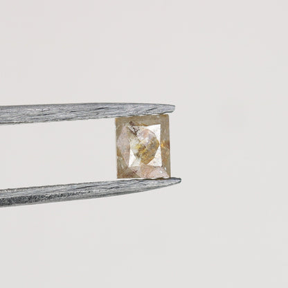 0.3 CT Square Shape Peach Colour Diamond For Engagement Ring, Proposal Ring, Gift For HerFor Gold Ring Diamonds