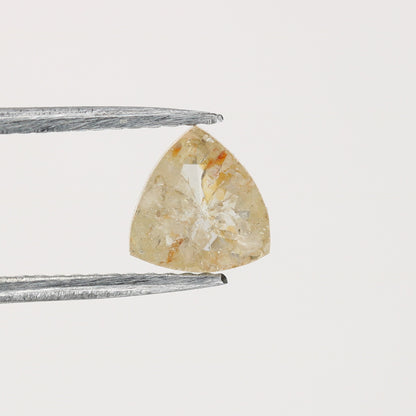 0.83 CT Triangle Shaped Rustic Peach Diamond For Wedding Jewellry, Engagement Ring, Gift For Mother, Gift For DaughterFor Gold Ring Diamonds