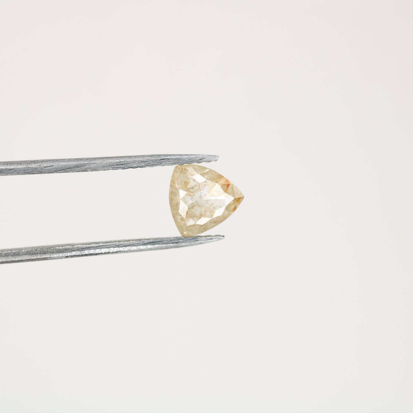 0.83 CT Triangle Shaped Rustic Peach Diamond For Wedding Jewellry, Engagement Ring, Gift For Mother, Gift For DaughterFor Gold Ring Diamonds