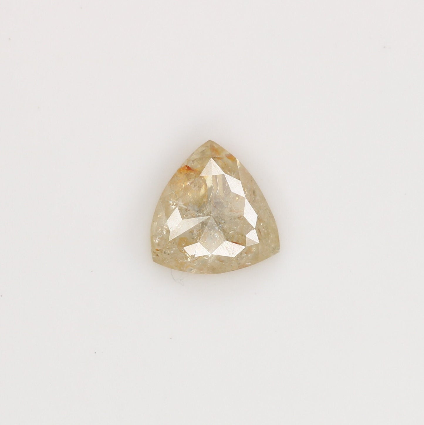 0.83 CT Triangle Shaped Rustic Peach Diamond For Wedding Jewellry, Engagement Ring, Gift For Mother, Gift For DaughterFor Gold Ring Diamonds