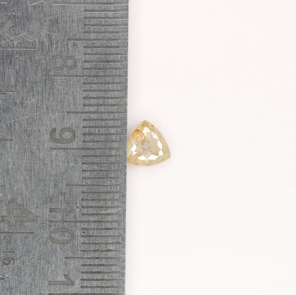 0.83 CT Triangle Shaped Rustic Peach Diamond For Wedding Jewellry, Engagement Ring, Gift For Mother, Gift For DaughterFor Gold Ring Diamonds