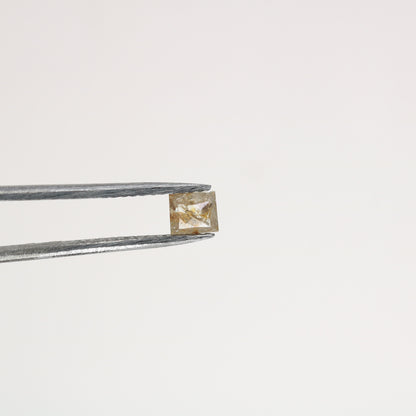 0.3 CT Square Shape Peach Colour Diamond For Engagement Ring, Proposal Ring, Gift For HerFor Gold Ring Diamonds