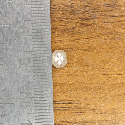 0.77 CT Emerald Cut Loose Salt & Pepper Diamond - Perfect for Wedding Rings - Labor Day Sale