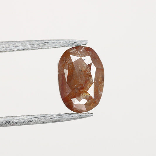1.47 CT Oval Shape Natural Red Loose Diamond for Multiple Occasions and Wedding, Fancy Red Color, Oval Halo Ring Set, Gold Ring