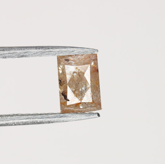 0.75 CT Baguette Shape Salt And Pepper Diamond | Natural Loose Champagne Diamonds For Weeding & Earring | For pendant | For Bracelet