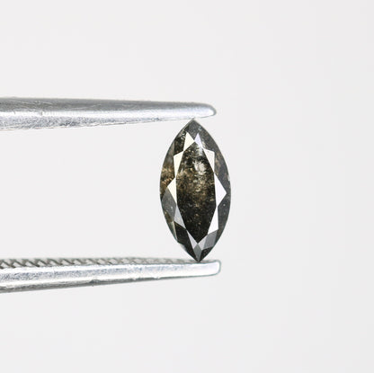0.24 CT Marquise Shape Salt And Pepper Diamond | Natural Loose Diamonds For Weeding & Earring | For pendant | For Jewelry | For Bracelet