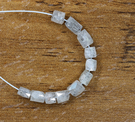 Natural Raw Rough Diamond Beads | One-of-a-Kind Art Deco & Retro Jewelry | Unique Vintage Crystal Necklaces for Women Craft Supplies