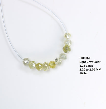 Stunning Fancy Yellow Diamond Beads | AAA Quality Faceted Gems for Art Deco & Retro Necklaces | Unique Crystal Jewelry Making Craft Beads