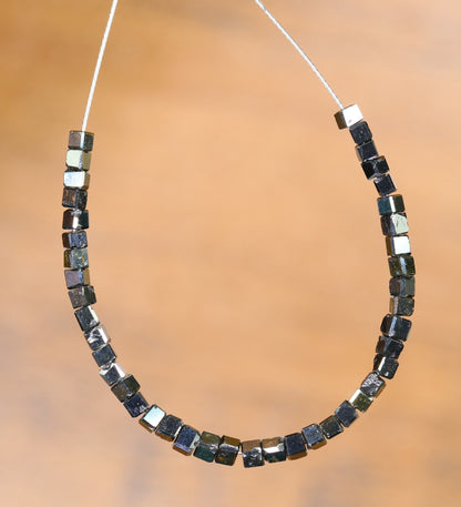 Black Diamond Beads | Faceted AAA Quality Loose Gems for Retro & Crystal Necklaces | Unique DIY Jewelry Making Supplies Craft Beads