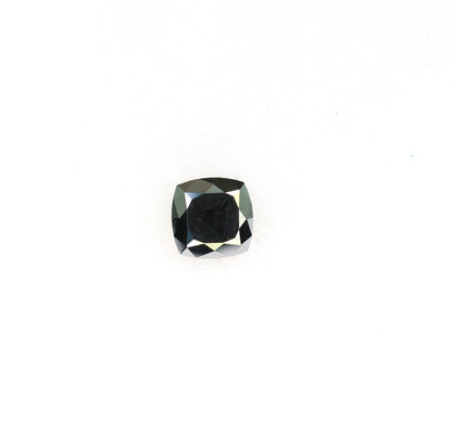 0.44 CT Fancy Cushion Black Loose Diamond for Engagement Ring, Wedding Jewelry, Gift for Women, Christmas Gift, Gold Ring