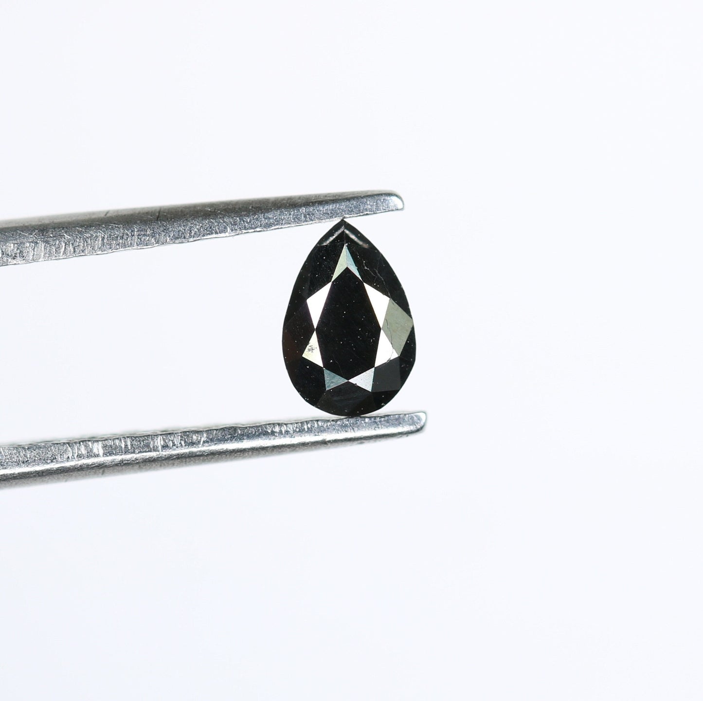 0.27 CT Loose Natural Pear Cut Black Diamond, Rose Cut Gemstone for Pendant, Perfect Gift for Women, Ideal for Gold Ring Designs
