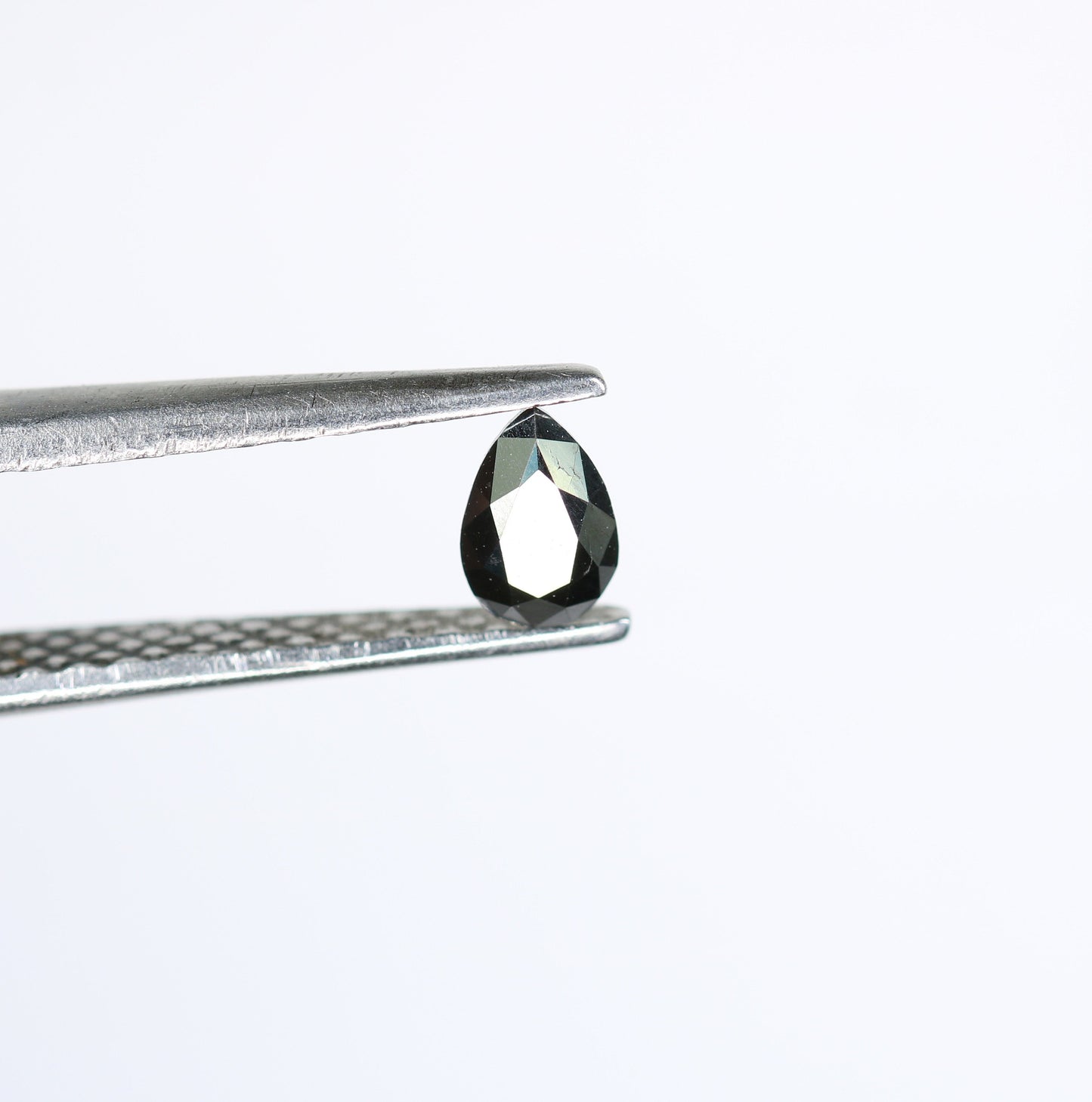 0.27 CT Loose Natural Pear Cut Black Diamond, Rose Cut Gemstone for Pendant, Perfect Gift for Women, Ideal for Gold Ring Designs