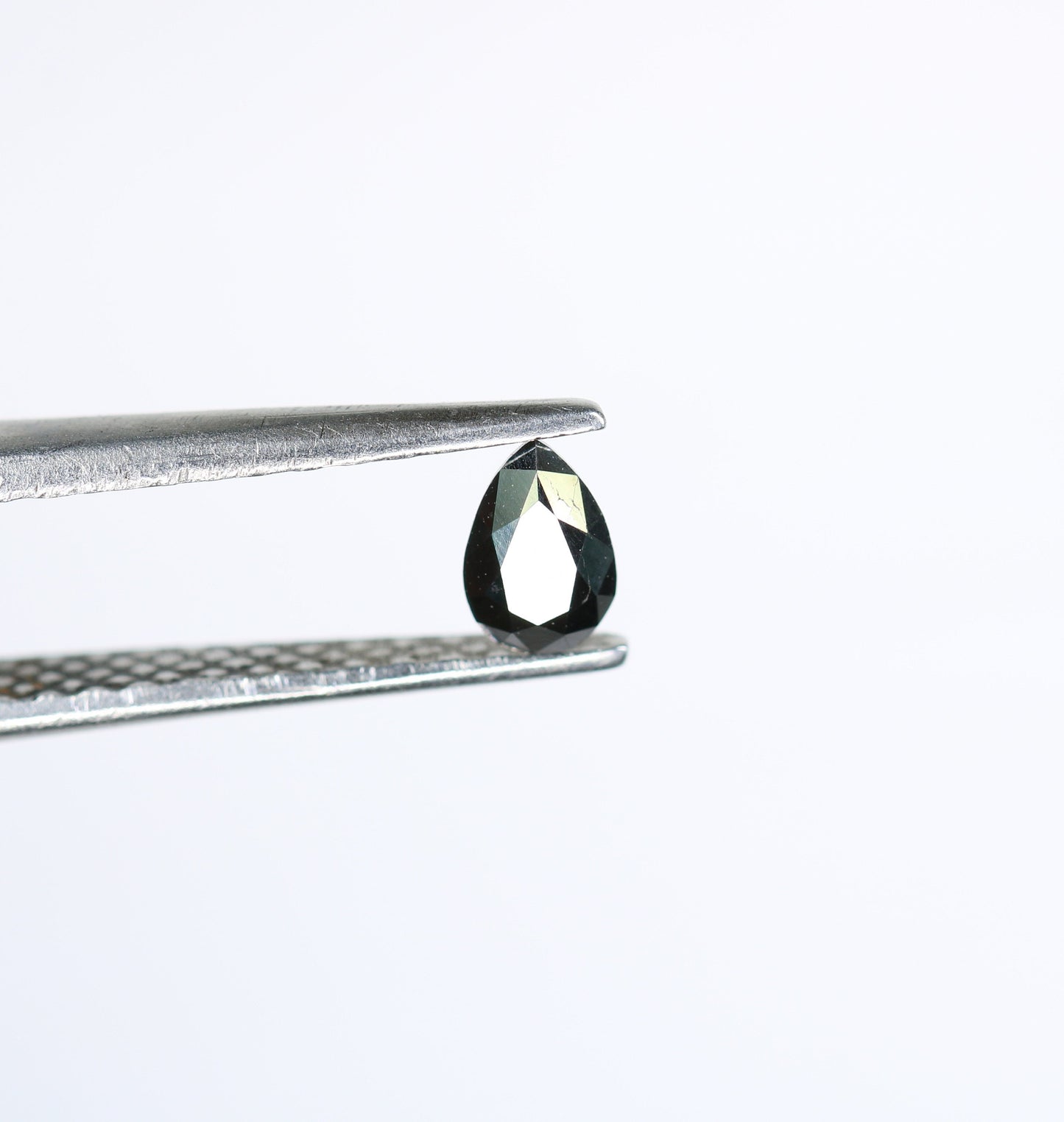 0.27 CT Loose Natural Pear Cut Black Diamond, Rose Cut Gemstone for Pendant, Perfect Gift for Women, Ideal for Gold Ring Designs