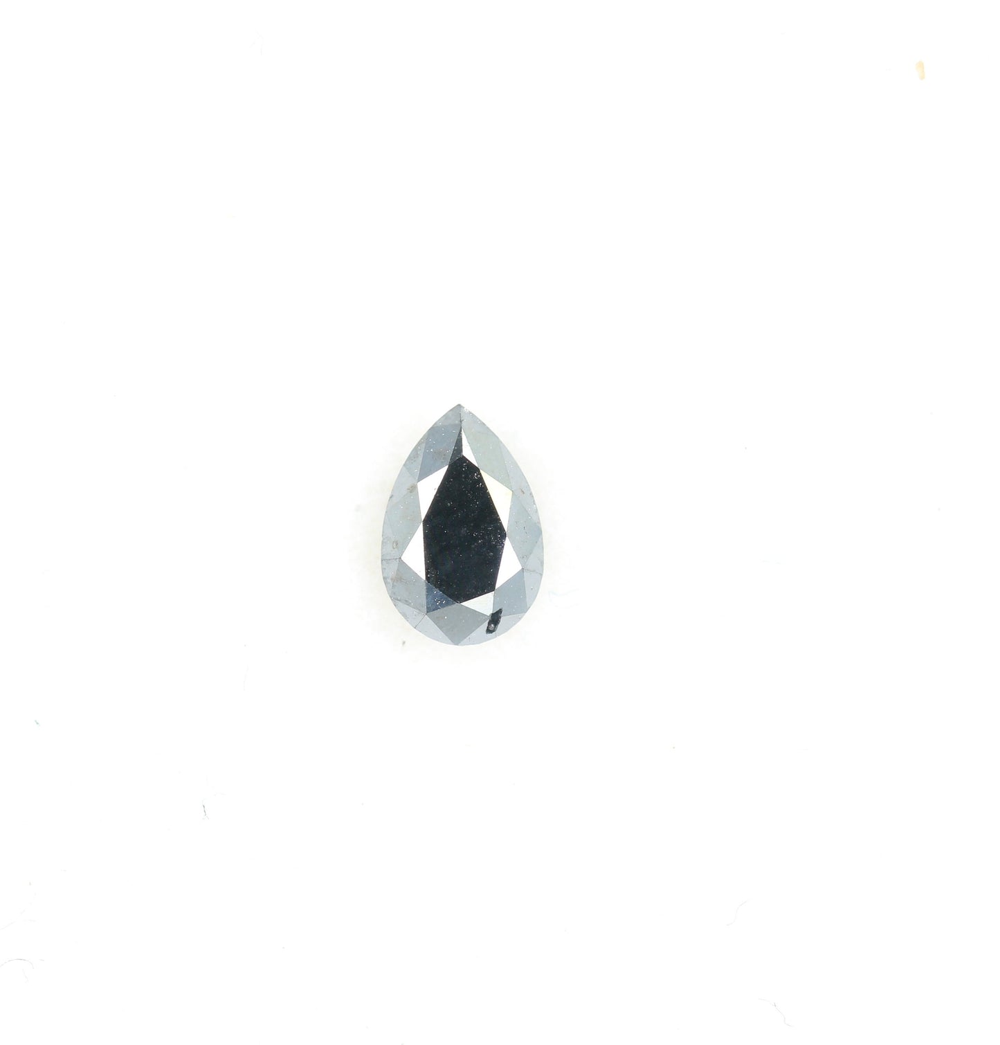 0.52 CT Pear Shape Fancy Black Diamond for Engagement Ring, Bezel Set Ring, Custom Ring Making, Perfect for Gold Rings