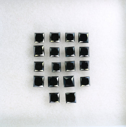 3.15 CT Beautiful Princess Cut Black Rustic Diamond For Wedding Jewelry | Engagement Ring | Diamond Pendant | Gift For HerFor Gold Ring