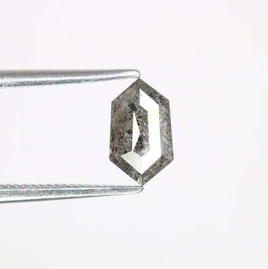 0.73 CT Salt and Pepper Hexagon Cut - Natural Loose Hexagon Shape -Unique Diamond for Ring - Special Gift for Her - Wholesaler of Diamond