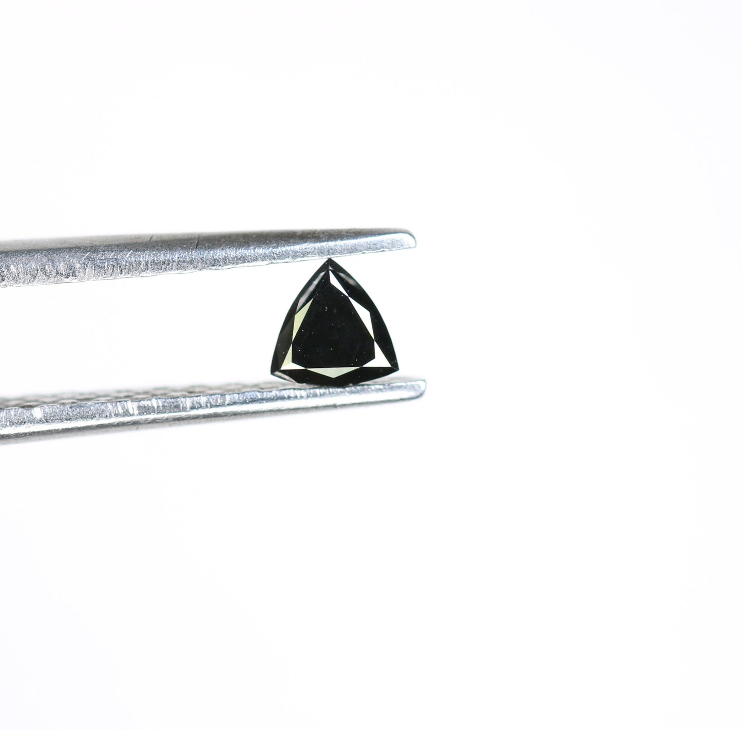 0.19 CT Triangle Shape Black Color Rustic Diamond For Engagement Ring | Diamond Pendant | Triangle Black Diamond | Gift For HerFor Gold Ring