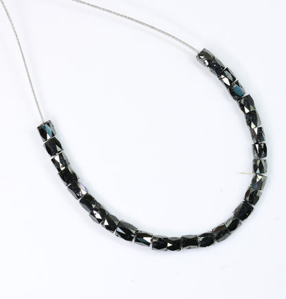 Black Diamond Beads | AAA Quality Faceted Loose Gems for Artisan Crystal Necklaces | Unique DIY Jewelry Making Supplies & Craft Beads