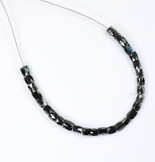 Black Diamond Beads | AAA Quality Faceted Loose Gems for Artisan Crystal Necklaces | Unique DIY Jewelry Making Supplies & Craft Beads