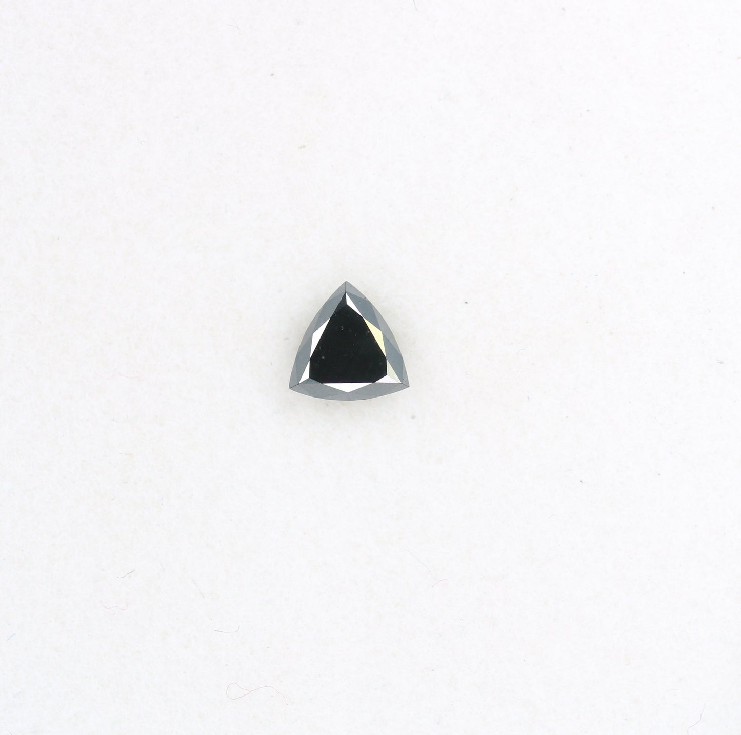 0.19 CT Triangle Shape Black Color Rustic Diamond For Engagement Ring | Diamond Pendant | Triangle Black Diamond | Gift For HerFor Gold Ring