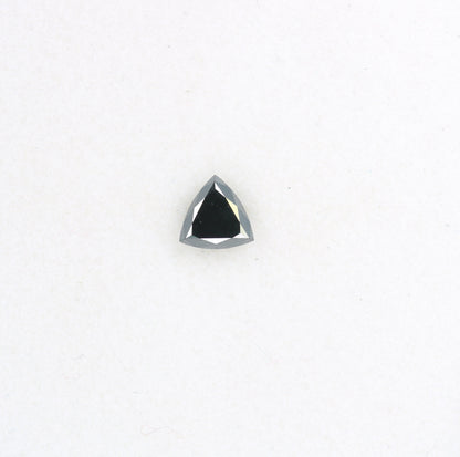 0.19 CT Triangle Shape Black Color Rustic Diamond For Engagement Ring | Diamond Pendant | Triangle Black Diamond | Gift For HerFor Gold Ring
