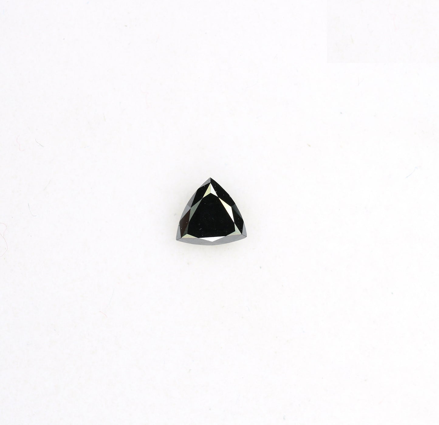 0.19 CT Triangle Shape Black Color Rustic Diamond For Engagement Ring | Diamond Pendant | Triangle Black Diamond | Gift For HerFor Gold Ring