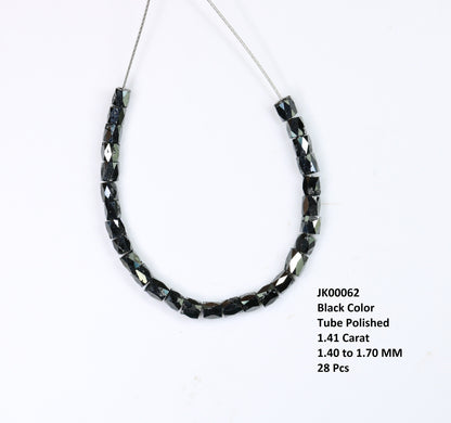 Black Diamond Beads | AAA Quality Faceted Loose Gems for Artisan Crystal Necklaces | Unique DIY Jewelry Making Supplies & Craft Beads