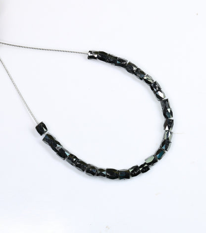Black Diamond Beads | AAA Quality Faceted Loose Gems for Artisan Crystal Necklaces | Unique DIY Jewelry Making Supplies & Craft Beads
