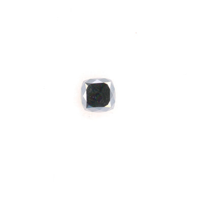 0.32 CT Cushion Shape Loose Black Diamond for Statement Jewelry, Gift for Girlfriend or Wife, Wedding Gift, Gold Ring