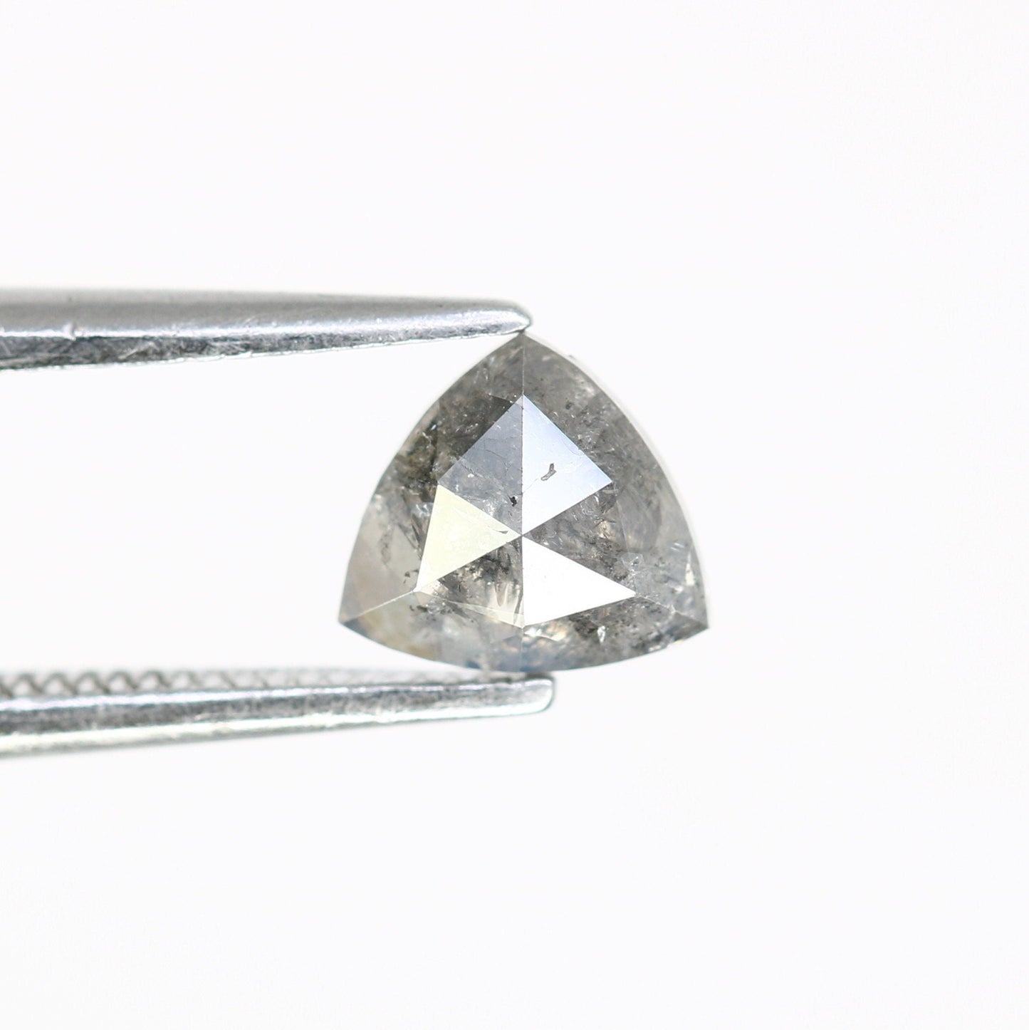 0.62 CT Salt and Pepper Triangle Cut Diamond, Natural Loose Black Diamonds, For bracelet & pendant necklace, Victorian jewelry women gift