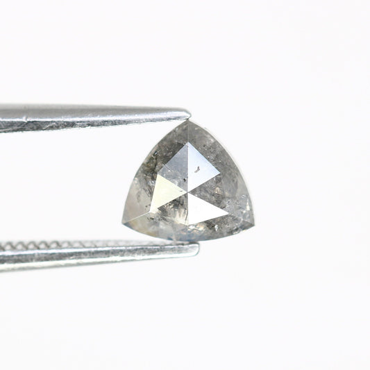 0.62 CT Salt and Pepper Triangle Cut Diamond, Natural Loose Black Diamonds, For bracelet & pendant necklace, Victorian jewelry women gift