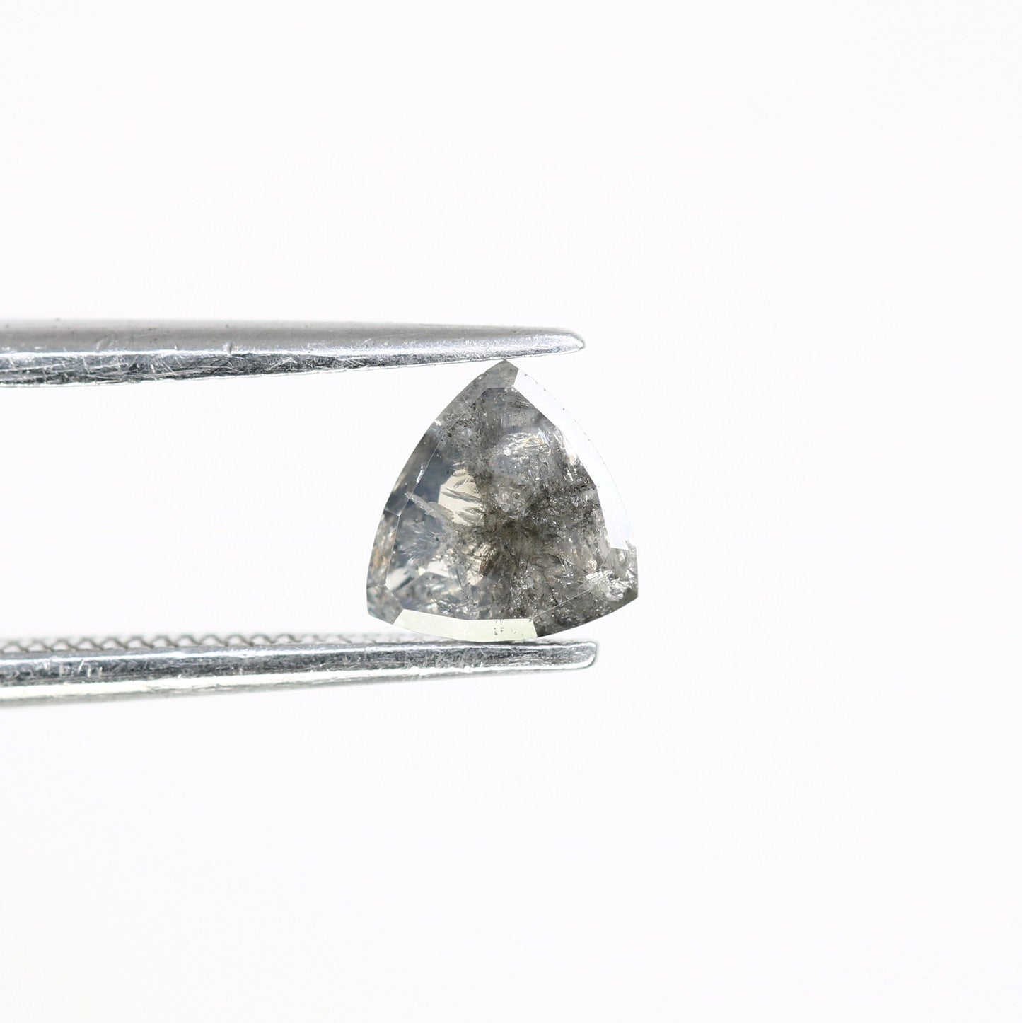 0.62 CT Salt and Pepper Triangle Cut Diamond, Natural Loose Black Diamonds, For bracelet & pendant necklace, Victorian jewelry women gift