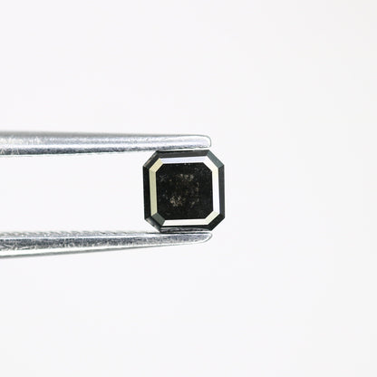 0.35 CT Emerald Cut Loose Salt & Pepper Diamond - Ideal for Wedding Rings - Labor Day Sale