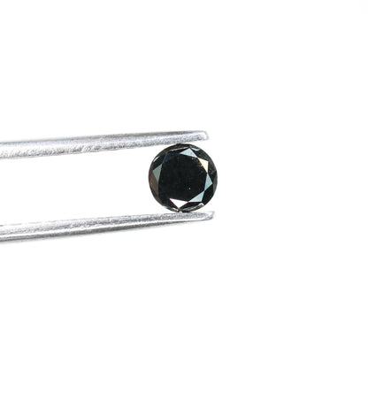 0.33 CT Fancy Black Round Brilliant Cut Natural Diamond | Perfect for Engagement Ring, Wedding Ring, or Anniversary Gift | Ideal for Wife