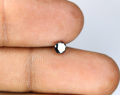 0.33 CT Fancy Black Round Brilliant Cut Natural Diamond | Perfect for Engagement Ring, Wedding Ring, or Anniversary Gift | Ideal for Wife
