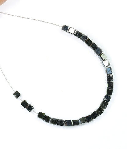 Chic Black Diamond Beads | Premium Faceted Loose Gems for Vintage Crystal Necklaces | Unique DIY Jewelry Making Supplies & Craft Beads