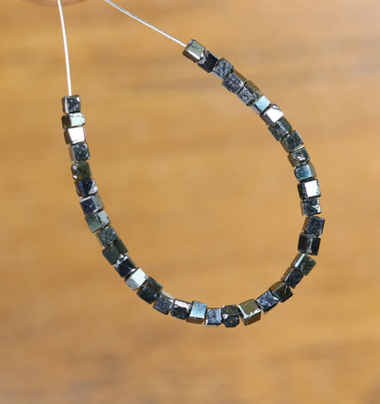 Chic Black Diamond Beads | Premium Faceted Loose Gems for Vintage Crystal Necklaces | Unique DIY Jewelry Making Supplies & Craft Beads