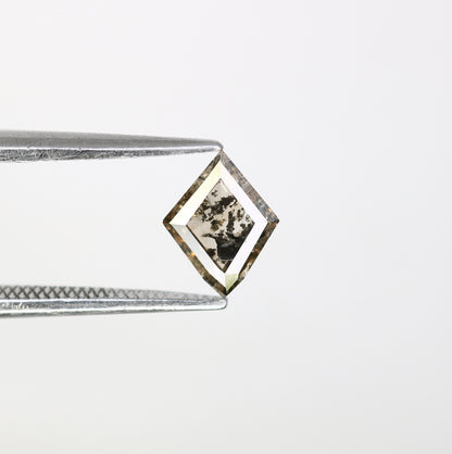 0.68 CT Shape Salt and Pepper Kite Shape - Natural Kite shape Loose Diamond -For 14k Gold Jewelry - Christmas Gift - LABORDAY Offer